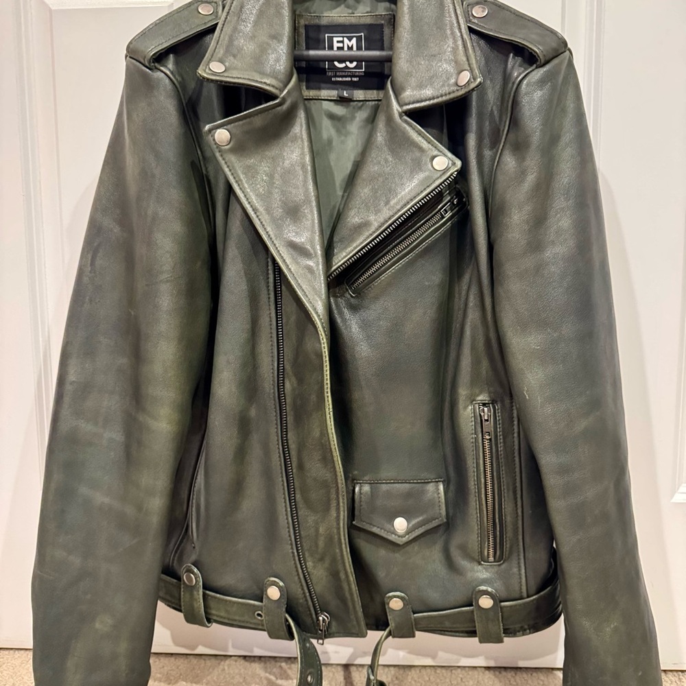 Genuine Leather Biker Jacket